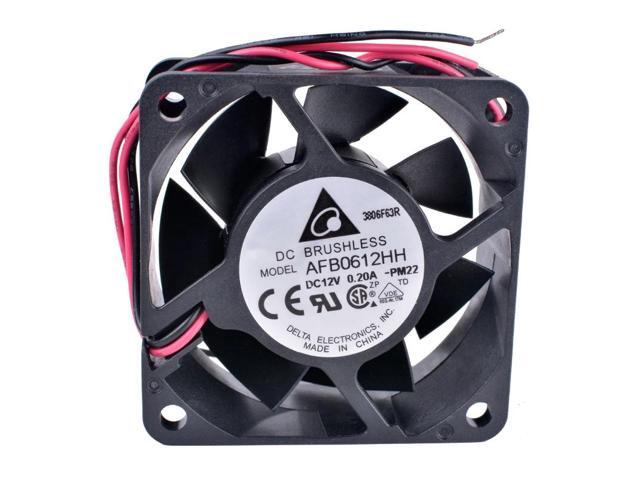 AFB0612HH 6cm 60mm fan 6025 12V 0.20A Double ball bearing 2-wire power cooling fan
