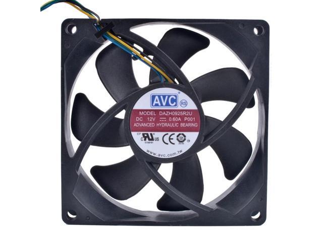 DAZH0925R2U 9cm 9025 12V 0.60A 4pin PWM high volume air cooling fan