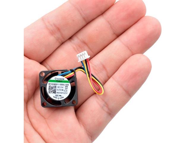 MF20080V1-1000U-S99 2cm 20mm fan 20x20x8mm DC5V 0.72W 4 lines 4pin Micro cooling fan supporting speed control