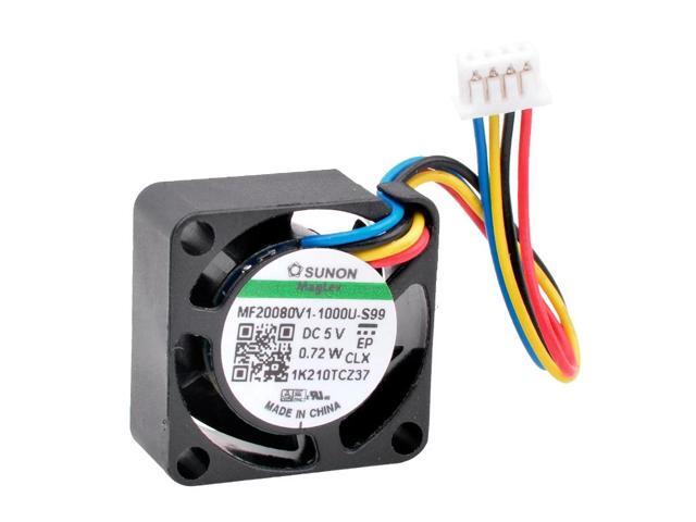 MF20080V1-1000U-S99 2cm 20mm fan 20x20x8mm DC5V 0.72W 4 lines 4pin Micro cooling fan supporting speed control