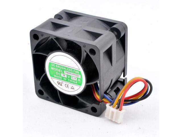 YM4804PAZB1 4cm 40mm fan 40x40x28mm DC48V 0.14A 4 lines Large-volume cooling fan suitable for servers