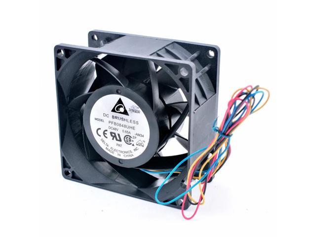 PFB0848UHE 8cm 80mm fan 80x80x38mm DC48V 0.65A 4 lines high-volume cooling fan for server chassis