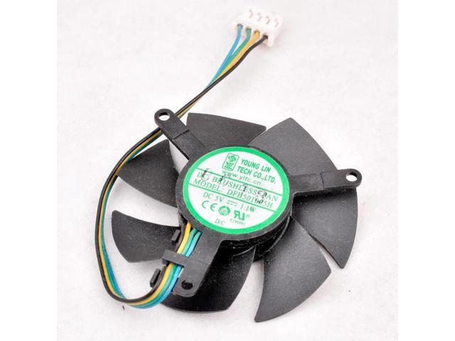 DFB501005H Diameter 45MM Mounting hole distance 39X39X39MM DC5V 1.1W 4Pin Cooling fan for industrial computer routers