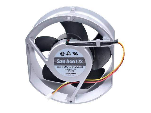 109E1724V5K03 17cm 170mm fan 172x150x51mm DC24V 1.30A Large-volume aluminum cooling fan for inverter