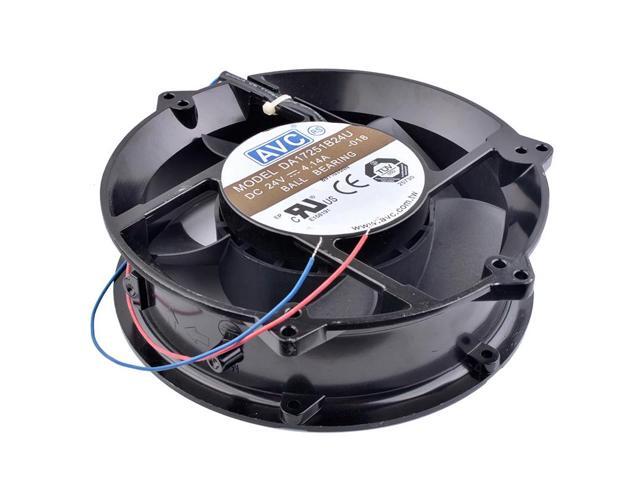 DA17251B24U 17cm 170mm fan 17251 172x172x51mm 24V 4.14A Double ball bearing cabinet metal cooling fan