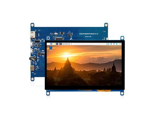 7 Inch 1024X600 IPS Capacitive Touch Screen Monitor With HDMI-Compatible VGA Interface Display For Raspberry Pi 4B 3B 2B