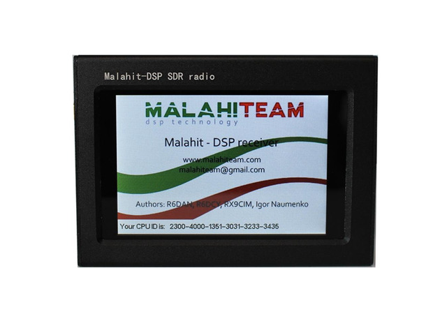 1.10C Version 50Khz-2GHz Malachite SDR Radio Software Malahit DSP SDR Receiver + LCD Touching Screen +