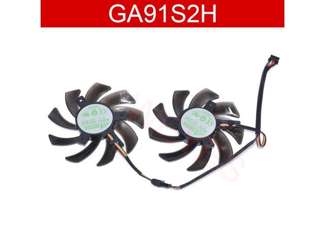 GA91S2H DC12 V 0.35A VGA Fan For GeForce GTX 1060 AMP Edition GTX 1070 Mini Graphics Card Cooling