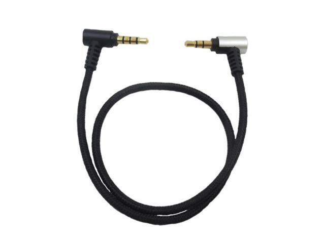 3.5mm TRS to TRRS Microphone Cable Coiled Right Angle Mic Cord Smartphone Tablets for Rode SC7 Videomicro GO Wireless GO