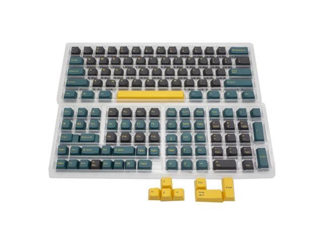 Thick PBT Mars Green Keycaps Double Shot OEM Profile For Filco Cherry Ducky Mechanical Gaming Keyboard Keycap DIY