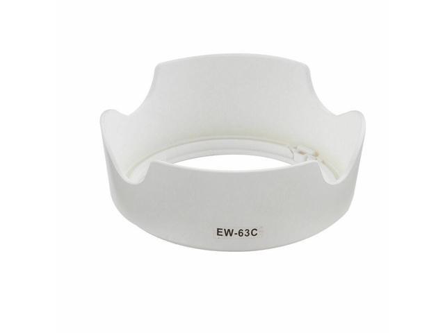 EW-63C White Replacement Lens Hood for Canon EF-S 18-55mm F/3.5-5.6 IS STM