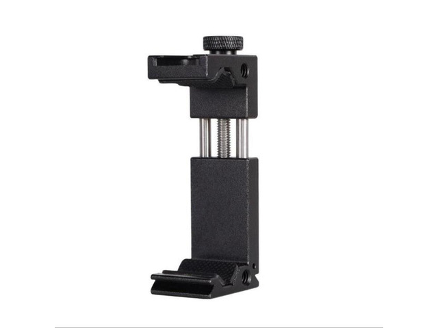 Universal Phone Clip Holder with Cold Shoe Mount for Xiaomi Iphone Huawei Samsung Smartphone Tripod Monopods