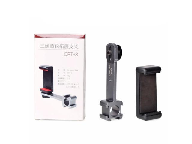 Photos - Webcam Universal 3 Head Cold Shoe with Phone Clip Mount Stabilizer Connected To M