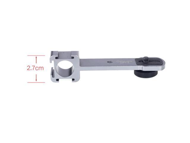 Universal 3 Head Cold Shoe with Phone Clip Mount Stabilizer Connected To Microphone Hot Shoe Extension Bracket for Live Selfie