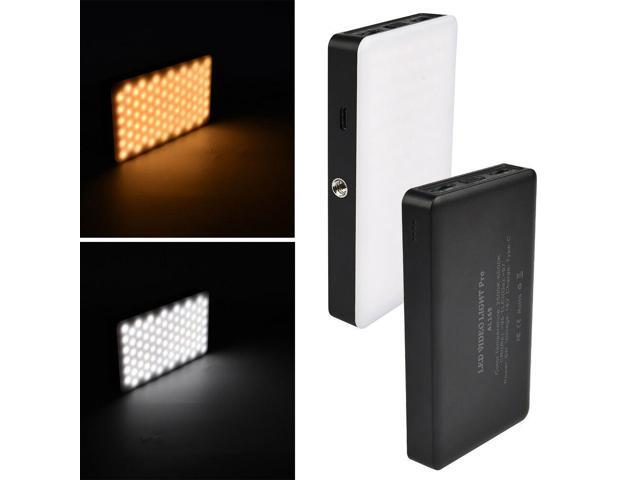 168LED Video Light 6000mAh Rechargeable 2500-6500K Dimmable LED Panel Fill Light