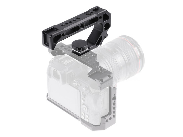 Universal Handle Grip for Camera Cage Top with Arri Locating Cold Shoe 1/4'3/8' Hole