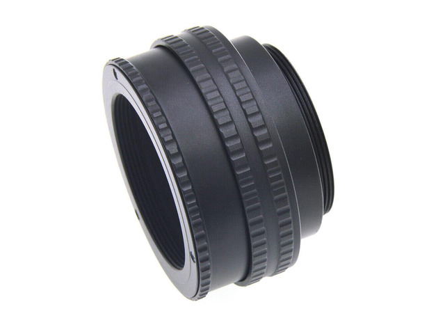 M42 to M42 17-31mm Adjustable Focusing Lens Adapter MF Macro Tube Converter