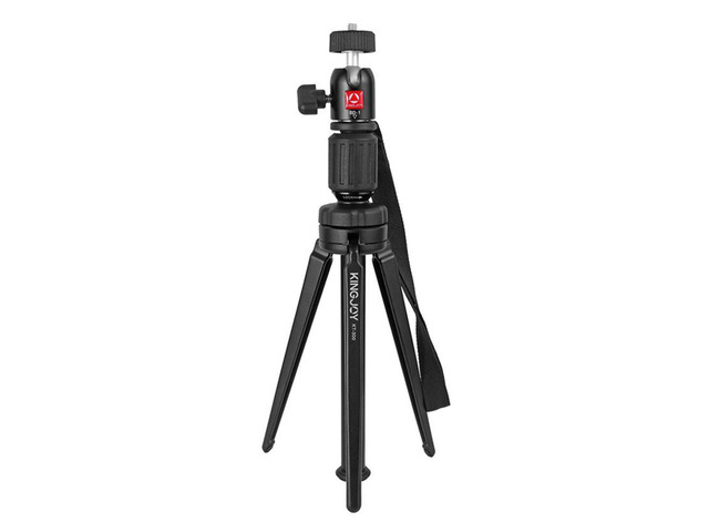 KT300 Tripod Stand with 360 Rotation Ballhead for Camera Phone Holder Foldable Extended Tripod with Lanyard