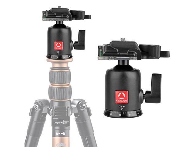 Universal Tripod Ballhead with Fine-Tuning Damping Spherical Mount for Dslr Camera Tripod Monopods with Quick Release
