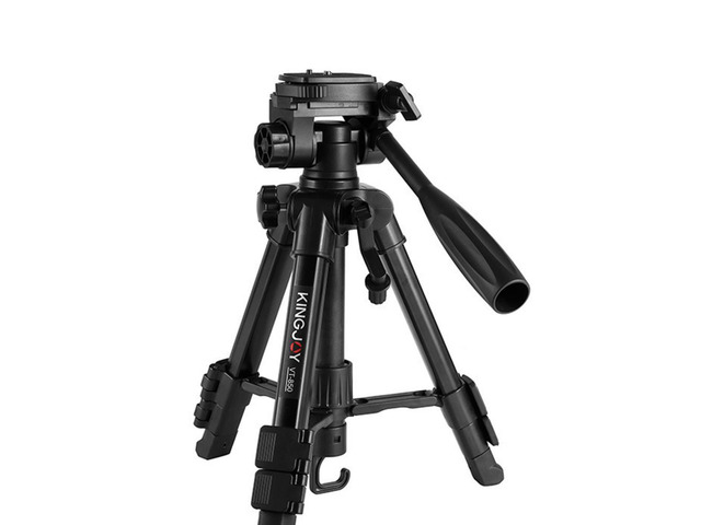 VT-850 Professional Tripod Stand with Quick Release Plate and Base Adjusted Extendable Lightweight Tripod for Camera