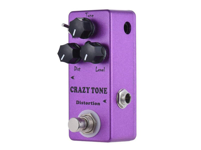 MOSKY MP-50 Guitar Bass CRAZY TONE Synthesizer Effector Effects Pedals Tremolo Distortion RIOT Mini Single True Bypass