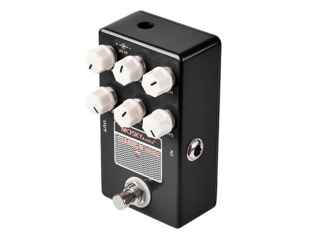 Moskyaudio M-Shall Guitar Effect Pedal Acoustic Music Classic Speaker Simulation Drive Voice Level Guitar Effect Processor Part