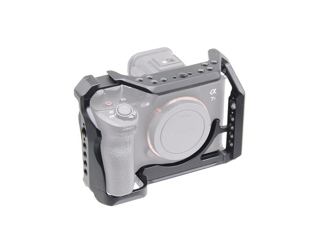 Camera Full Cage Camera Rabbit Cage for Sony A7S3 Cameras Cages with Screw Hole and Cold Shoe for Photography Accessories