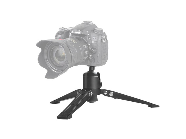 Aluminum Alloy Tripod Base Tripod Support Foot Monopod Support Universal Bracket Camera Tripod Stand 3/8 Interface Rotating