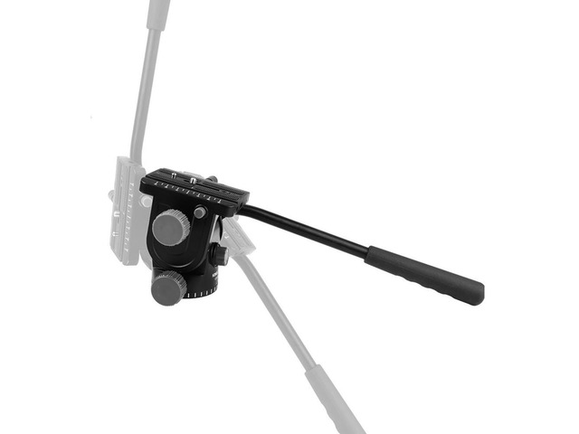 Professional Tripod Ballhead for Slr Photography Video Damping Mount Single Handle Tripod Hydraulic Head
