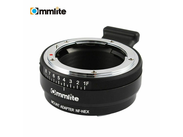 Commlite Aluminum MF Lens Mount Adapter For Nikon F G Lens To Sony E Camera