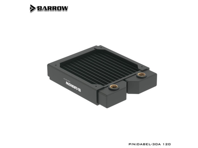 Barrow Thick 30mmDabel-30a 120MM series Radiator High-density single-wave copper water cooling row 120MM
