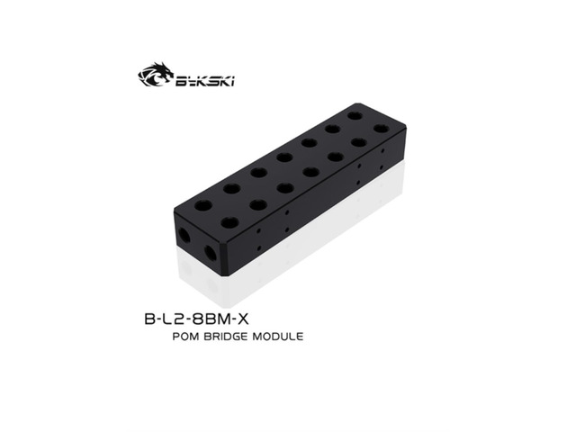 Módulo da ponte do servidor de bykski, oito placas gráficas em paralelo, cabeças do bloco, fáceis desmontar e montar B-L2-8BM-X