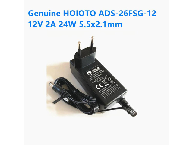 ADS-26FSG-12 AC Adapter Charger For 12V 2A 1.5A 24W 5.5x2.1mm DVR NVR Video Recorder Monitor Power Supply Adapter