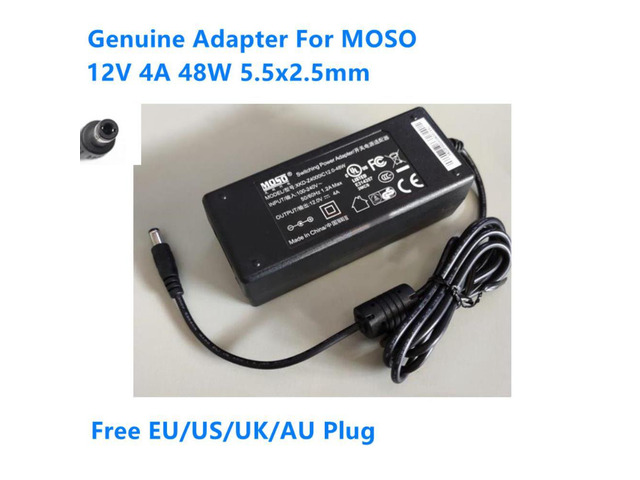 12V 4A 48W 5.5x2.5mm XKD-Z4000IC12.0-48W Power Supply AC Adapter For MOSO Switching Power Charger