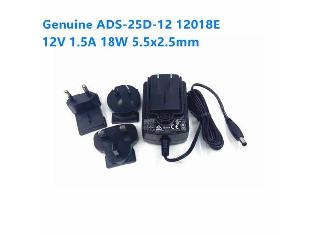 12V 1.5A 18W AC Adapter For HOIOTO ADS-25D-12 12018E ADS-18D-12B 12018G Power Supply Charger With EU/US/UK/AU Plug