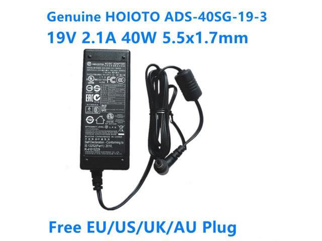 19V 2.1A 40W 5.5x1.7mm ADS-40SG-19-3 ADP-40PH BB Power Supply AC Adapter For ACER LCD Monitor S220HQL D255 ES1 Charger
