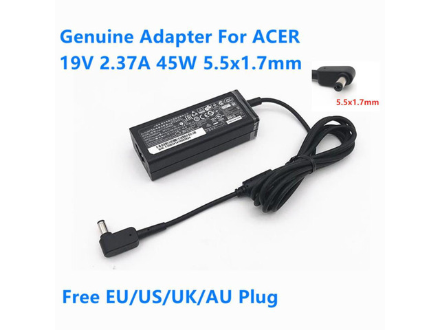 19V 2.37A 45W 5.5x1.7mm A13-045N2A PA-1450-26 AC Adapter For ACER Aspire E3 ES1-512 Series Laptop Power Supply Charger