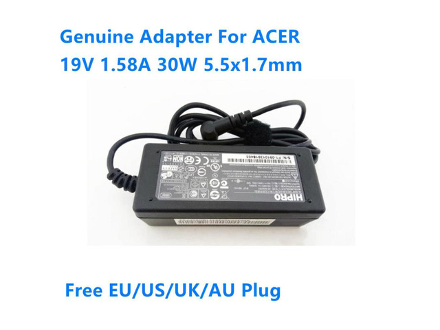 19V 1.58A 30W 5.5x1.7mm HIPRO HP-A0301R3 AC Adapter For ACER Laptop Power Supply Charger