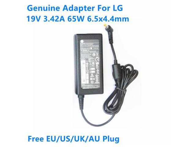 LCD Monitor Charger AC Adapter For LG 19V 3.42A 65W R400 M2280D M2780D E2742V PA-1650-68 DA-65G19 Power Supply Adaptor
