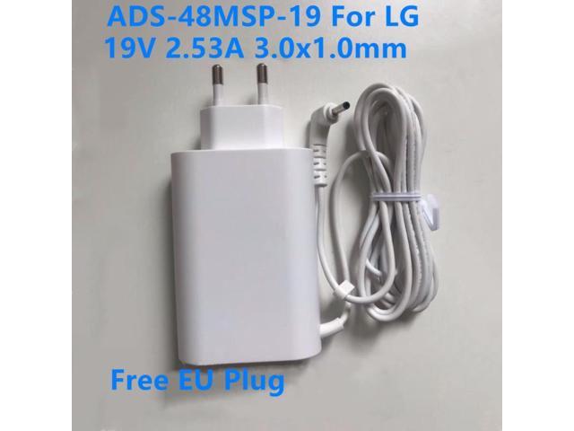 AC Adapter Charger For LG ADS-48MSP-19 19V 2.53A 48W WA-48B19FS DA-48F19 Power Supply For LG GRAM 15Z970 14Z980C Laptop
