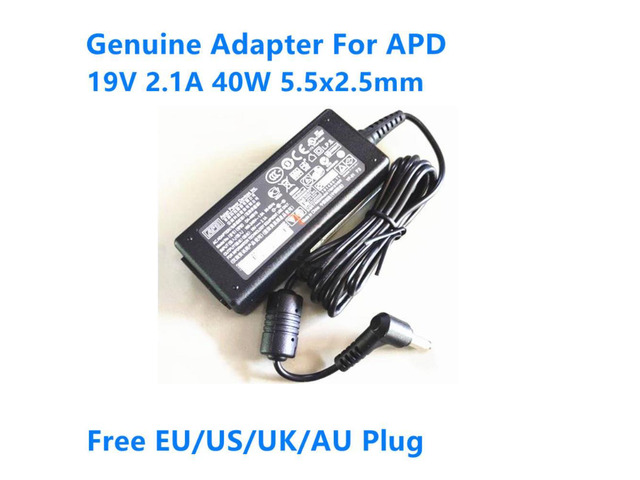 19V 2.1A 40W 5.5x2.5mm DA-40B19 DA-40A19 AC Adapter For APD Monitor Power Supply Charger