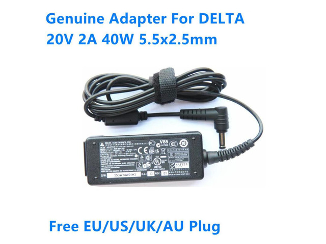20V 2A 40W 5.5x2.5mm DELTA ADP-40PH BD ADP-40MH BD AC Power Adapter For Lenovo IdeaPad S9 S10 Series Netbook Charger