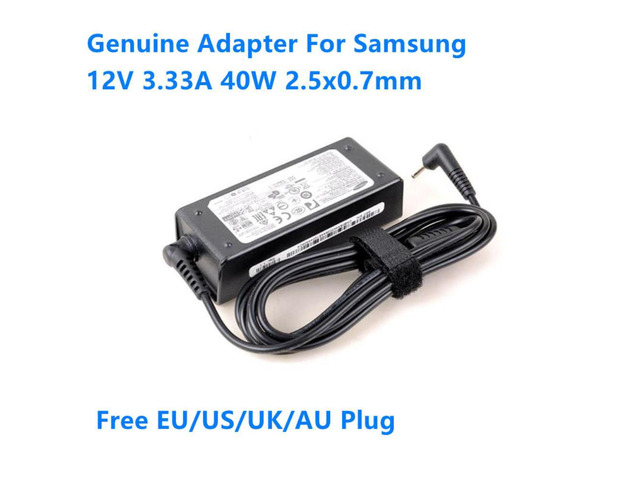 12V 3.33A 40W AD-4012A A12-040N1A Power Supply AC Adapter For SAMSUNG XE700T1C-A02 XE500T1C-A01 Series Laptop Charger