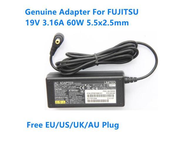 19V 3.16A 60W ADP-65ZH A FMV-AC320A AC Adapter For FUJITSU CP281868-01 Laptop Power Supply Charger