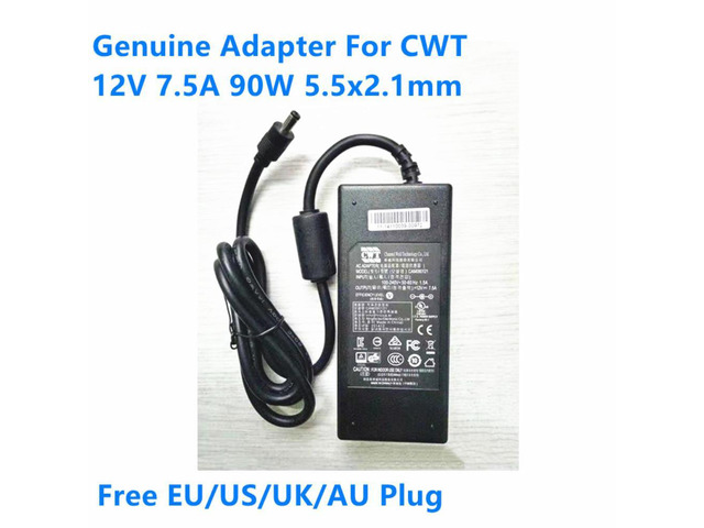 CWT 12V 7.5A 90W 5.5x2.1mm CAM090121 Power Supply AC Adapter For Hikviison Power Charger