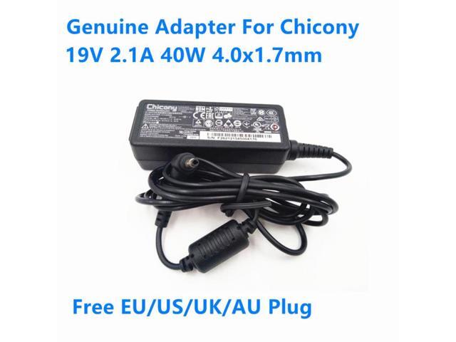Laptop Charger 19V 2.1A 40W 4.0x1.7mm Chicony A13-040N3A A040R079L A040R066L Power Supply Adapter For Delta ADP-40PH AB