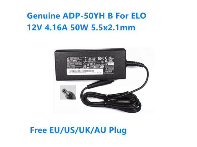 12V 4.16A 50W DELTA ADP-50YH B Power Supply AC Adapter For ELO ET1093L ET1517L ET1723L LCD Touch Screen Monitor Charger