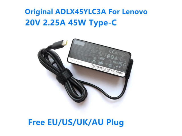 45W AC Adapter Charger 5V 2A 9V 2A 15V 3A 20V 2.25A For Lenovo ThinkPad ADLX45YLC3A ADLX45YLC3D USB Laptop Power Supply
