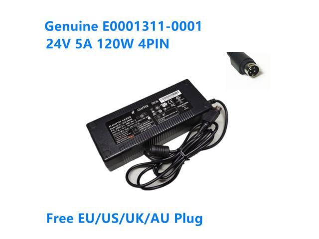 24V 5A 120W 4PIN STD-24050 E0001311-0001 AC Adapter For TECH Power Supply Charger