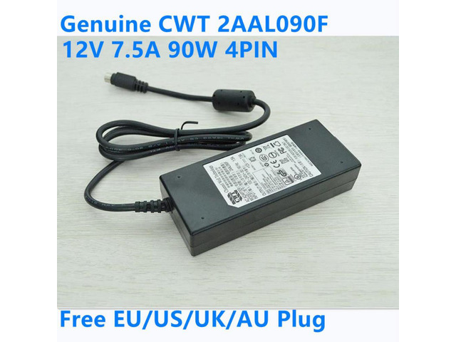 12V 7.5A 4PIN 90W 2AAL090F CAM090121 Laptop Charger For SYNOLOGY DS416 Hikviison 7808HW 7816HE 7816HQH-SH Power Supply